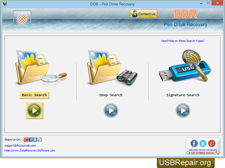 USB Repair data recovery software